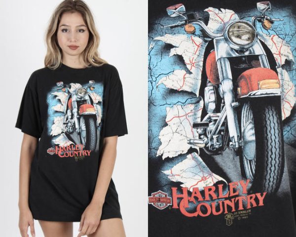 Vintage Harley Country Davidson Motorcycles Classic T-Shirt