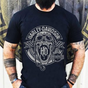 Legendary Harley Davidson Skull Motorcycles Gifts For Rider Classic T-Shirt
