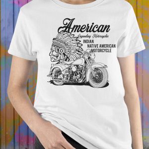 Legendary Motorcycles Indian Native American Classic T-Shirt