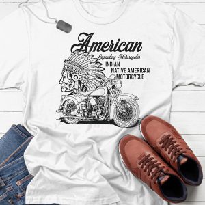 Legendary Motorcycles Indian Native American Classic T-Shirt