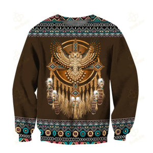 Owl Native American Dream Catcher 3D Hoodie All Over Printed