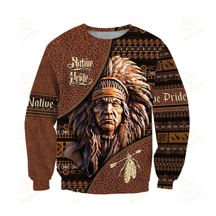 Native American Unisex Shirt New 3D ZIP HOODIE All Over Print Us Size Best  Price