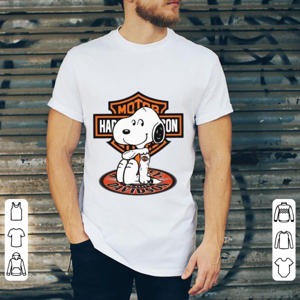 Snoopy Motorcycle Harley Davidson Tattoos Unisex T-Shirt