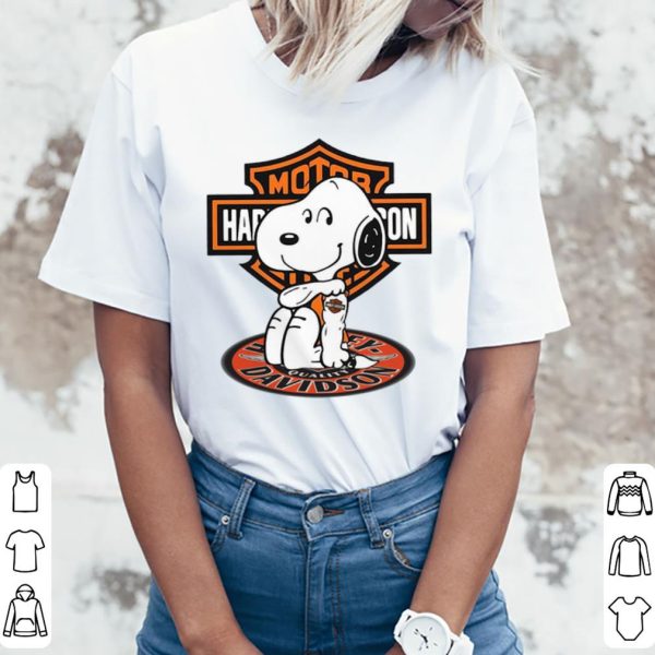 Snoopy Motorcycle Harley Davidson Tattoos Unisex T-Shirt