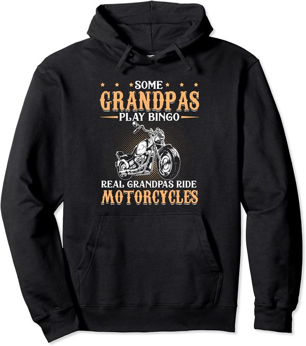 Real Grandpas Ride Motorcycles Harley Davidson Gifts For Grandfather T-Shirt, Sweatshirt, Hoodie