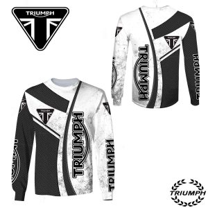 Triumph Motorcycles 3D Hoodie All Over Printed