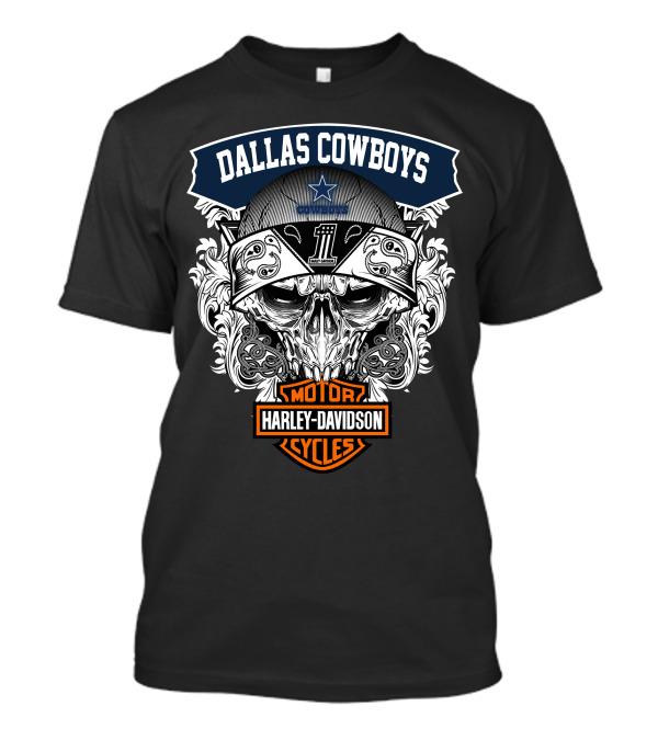 Dallas Cowboys Harley Davidson Number One Motorcycles Classic T-Shirt