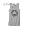 Harley Davidson Motorcycles Willie G Skull 2D Grey Tank Top