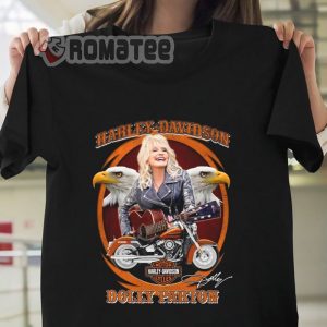 Dolly Partom x Harley Davidson Motorcycles Eagle 2D T-Shirt