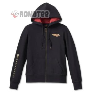 Harley Davidson 120th Anniversary Eagle Logo 3D Zip Hoodie