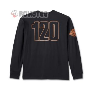 Harley Davidson 120th Anniversary Pre Luxe 3D Black Long Sleeve 1
