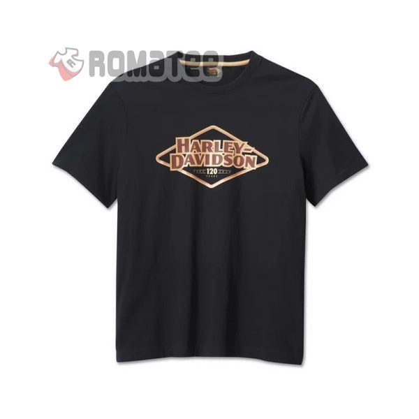 Harley Davidson 120th Anniversary Tears Light Logo 2023 T-Shirt