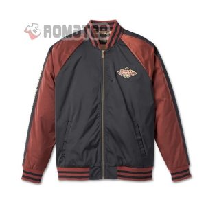 Harley Davidson 120th Anniversary Tears Light Logo 3D Colorblocked Bomber 2