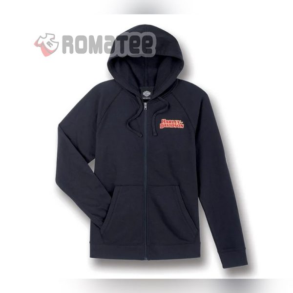 Harley Davidson Eagle 120th Anniversary 1903-2023 Museum Milwaukee WI Light Logo 2D Zip Hoodie