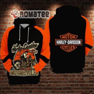 Harley Davidson Motorcycles Man In Sunshine 3D All Over Print Hoodie