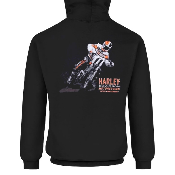 Harley Davidson Motorcycles 120th Anniversary Biker In The Race Hoodie Shirt