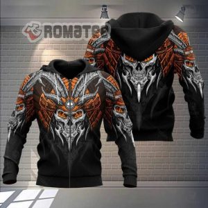 Harley Davidson Motorcycles Willie G Viking Skull  3D All Over Print Zip Hoodie