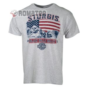 Mount Rushmore Sturgis Black Hill Rally Race American 2023 Anniversary 2D T Shirt 1