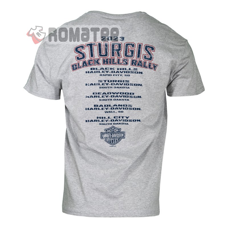 Mount Rushmore Sturgis Black Hill Rally Race American 2023 Anniversary 2D T-Shirt