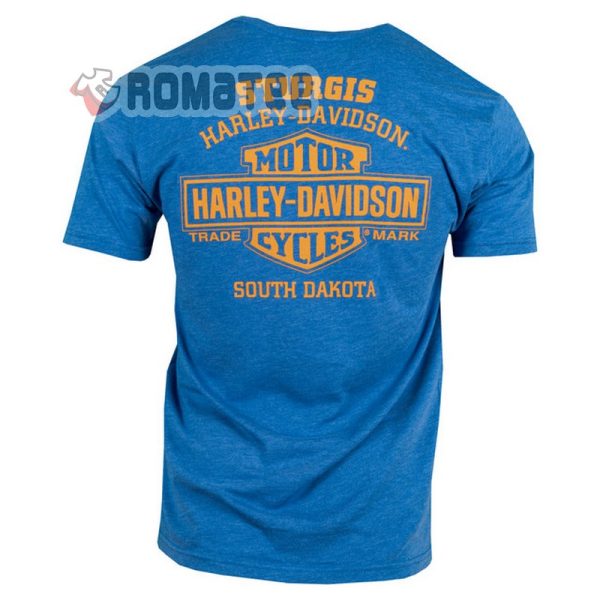 South Dakota Sturgis Harley Davidson Trade Mark Worlds Finest Motorcycles Shield 2D T-Shirt