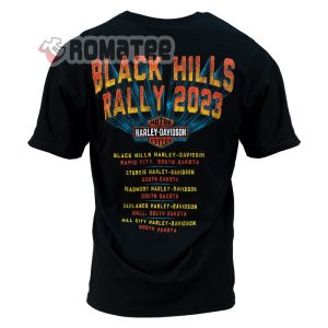 Sturgis Black Hill Rally 83rd Anniversary 2023 Event Harley Davidson Motorcycles 2D T Shirt 2