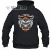 Cleveland Browns Skull Soccer Team Harley Davidson 2D Hoodie Black