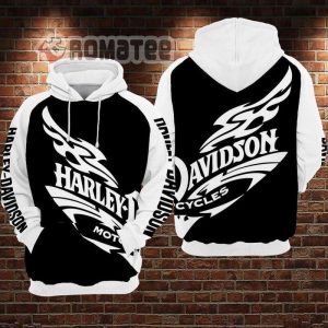 Eagle Face Eyes Harley Davidson 3D All Over Print Non-color Hoodie