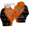Harley Davidson An American Legend Eagle Logo Small Pattern 3D Hoodie All Over Print