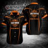 Harley Davidson Armor Style V Black Orange 3D All Over Print Hawaiian Shirt
