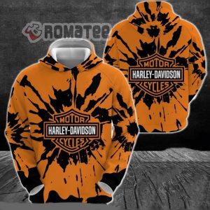 Harley Davidson Hoodie Mud Splatter 3D All Over Print Hoodie