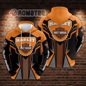 Harley Davidson Motorcycles Armor Style 288 Hoodie 3D All Over Print
