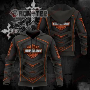 Harley Davidson Motorcycles Armor V Style Pattern 3D All Over Print Hoodie
