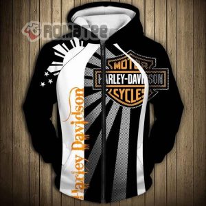 Harley Davidson Motorcycles The Sunshine And Star 3D Hoodie All Over Print