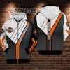 Harley Davidson Straight Center Back 3D All Over Print Zip Hoodie