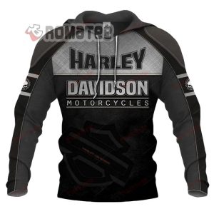 Harley Davidson Willie G Skull 3D Grey Simple Style Hoodie 3D All Over Print