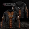 Harley Davidson Willie G Skull Fake Denim Style Cowboy 3D All Over Print Hoodie