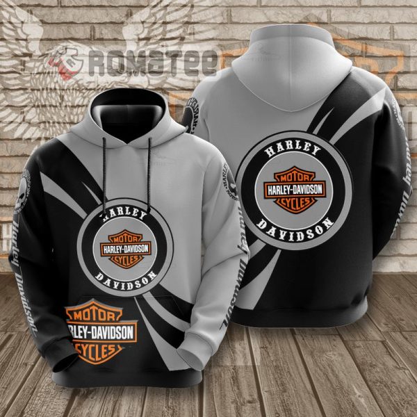 Harley Davidson Willie G Skull Grey Hoodie 3D All Over Print