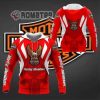 Red Harley Davidson Eagle And Punisher Skull 3D All Over Print Hoodie