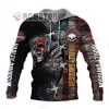 Willie G Flaming Harley Davidson Mad Man American Flag 3D All Over Print Hoodie