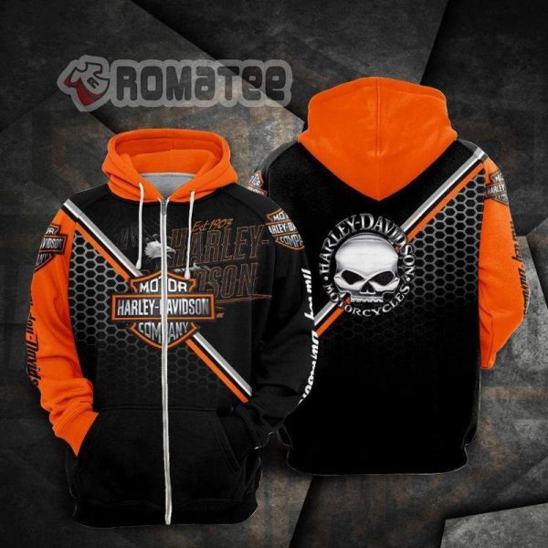 Willie G Skull Seat Belt Skull Logo Eagle Honey Pattern 3D All Over Print Hoodie