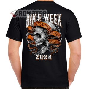 2024 Skull Chains Bike Week Daytona T Shirt 2
