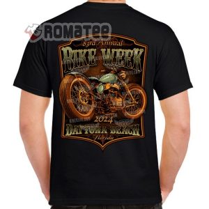83rd Annual Bike Week Daytona Beach 2024 Shirt Biker 2024 Motorcycle Daytona T Shirt 2