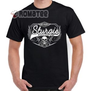 84 Years Sturgis Skull Wings Motorcycle Rally 2024 T Shirt
