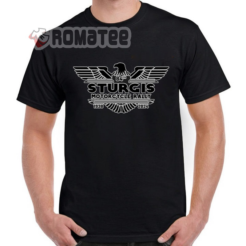 84th Sturgis Motorcycle Rally 2024 1938-2024 Eagle T-Shirt