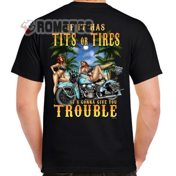 Biker Motorcycle Shirt, Give You A Trouble Motorcycle T-Shirt