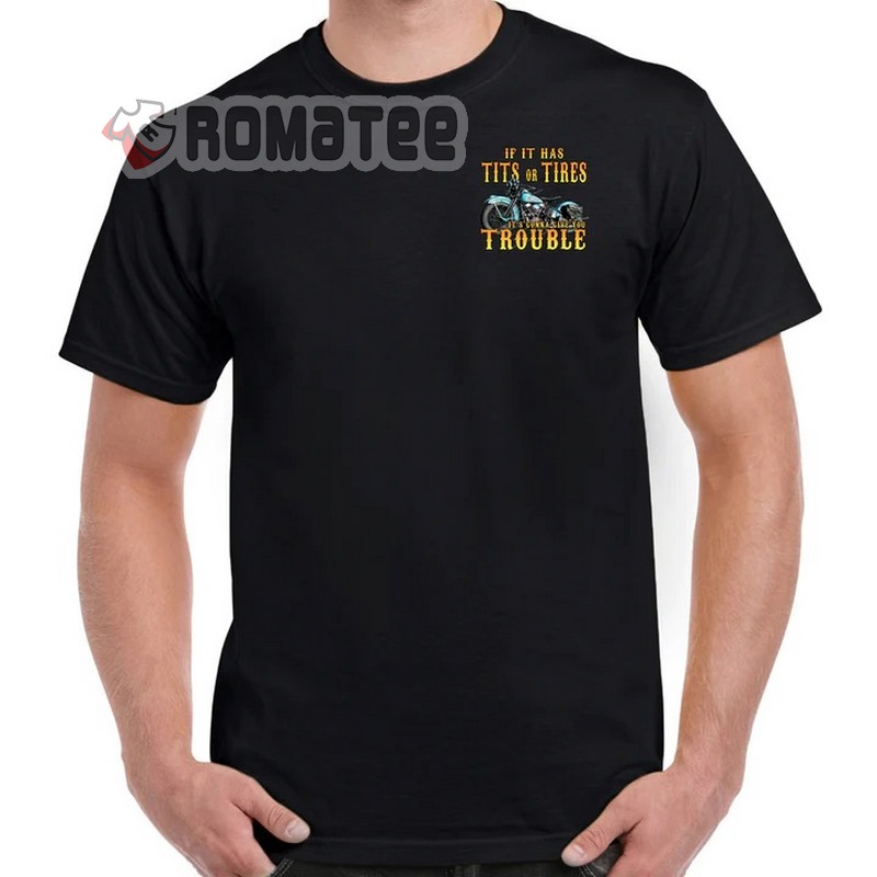 Biker Motorcycle Shirt, Give You A Trouble Motorcycle T-Shirt