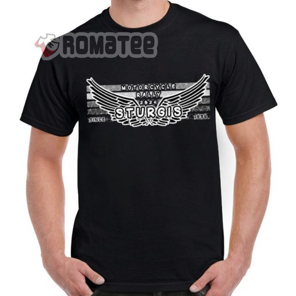 Eagle Wings Sturgis Motorcycle Rally 2024 Since 1938 T-Shirt