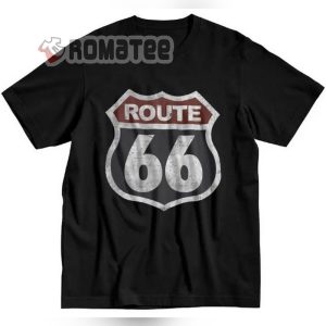Historic Route 66 Vintage Graphic T Shirt