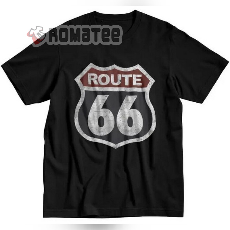 Historic Route 66 Vintage Graphic T-Shirt