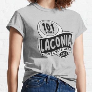 Laconia Motorcycle Week 101st Anniversary 2024 Classic T Shirt